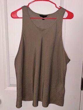 J crew satin tank top